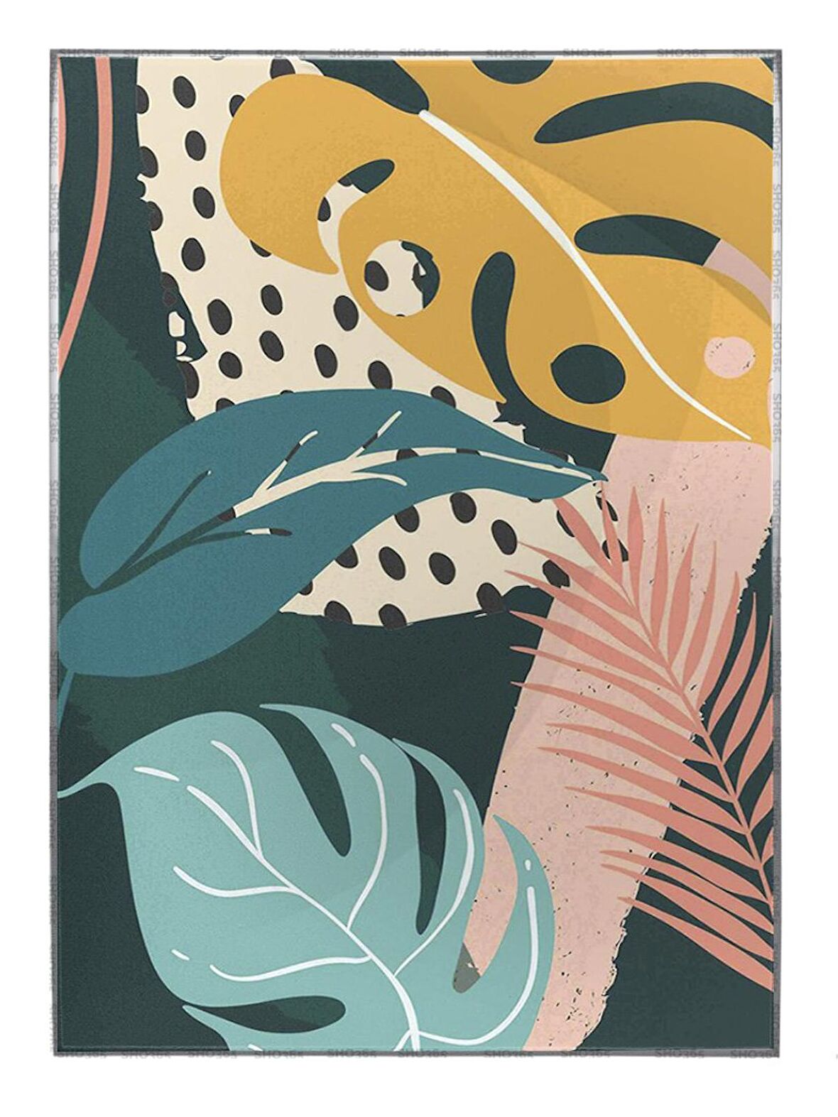 Shop365 Modern Tasarım İllüstrasyon Modern Tablo Çerçeveli P-001729