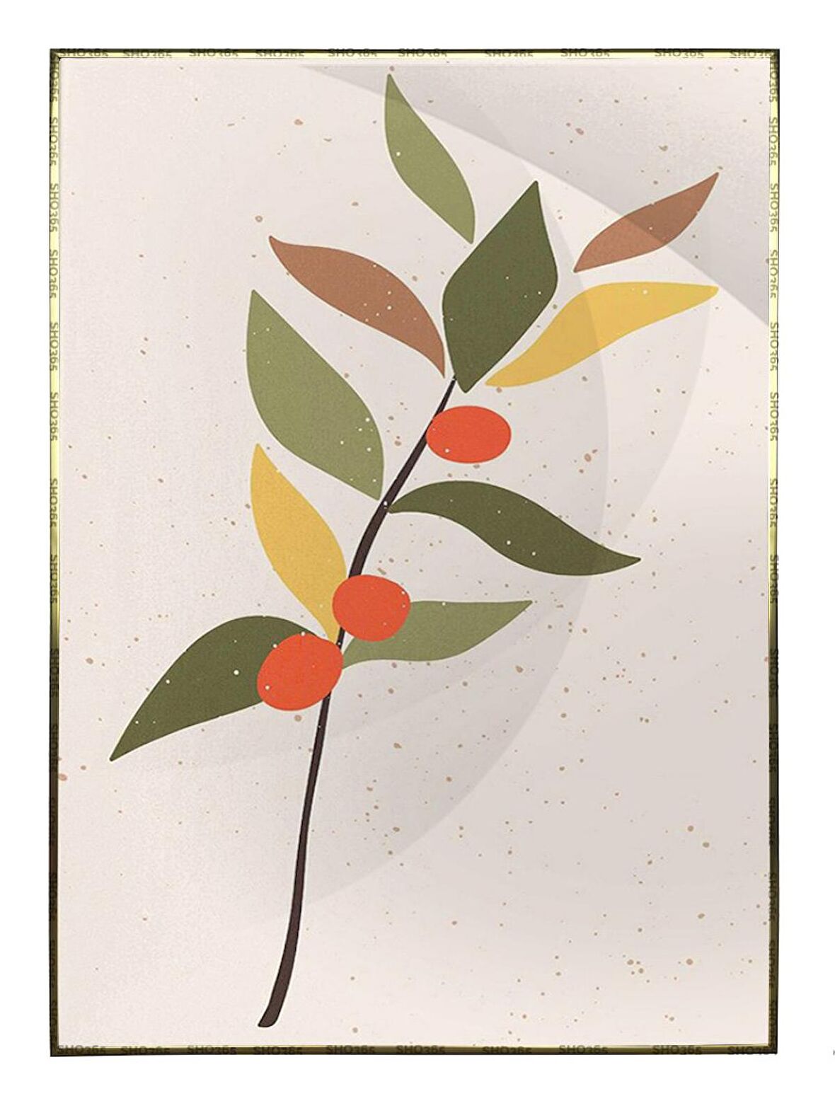 Shop365 Çiçekler Meyveler Pastel Renkler Modern Tablo Çerçeveli P-001755