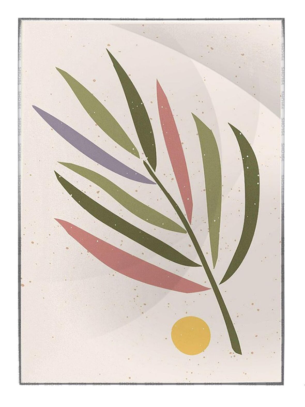 Shop365 Çiçekler Meyveler Pastel Renkler Modern Tablo Çerçeveli P-001762