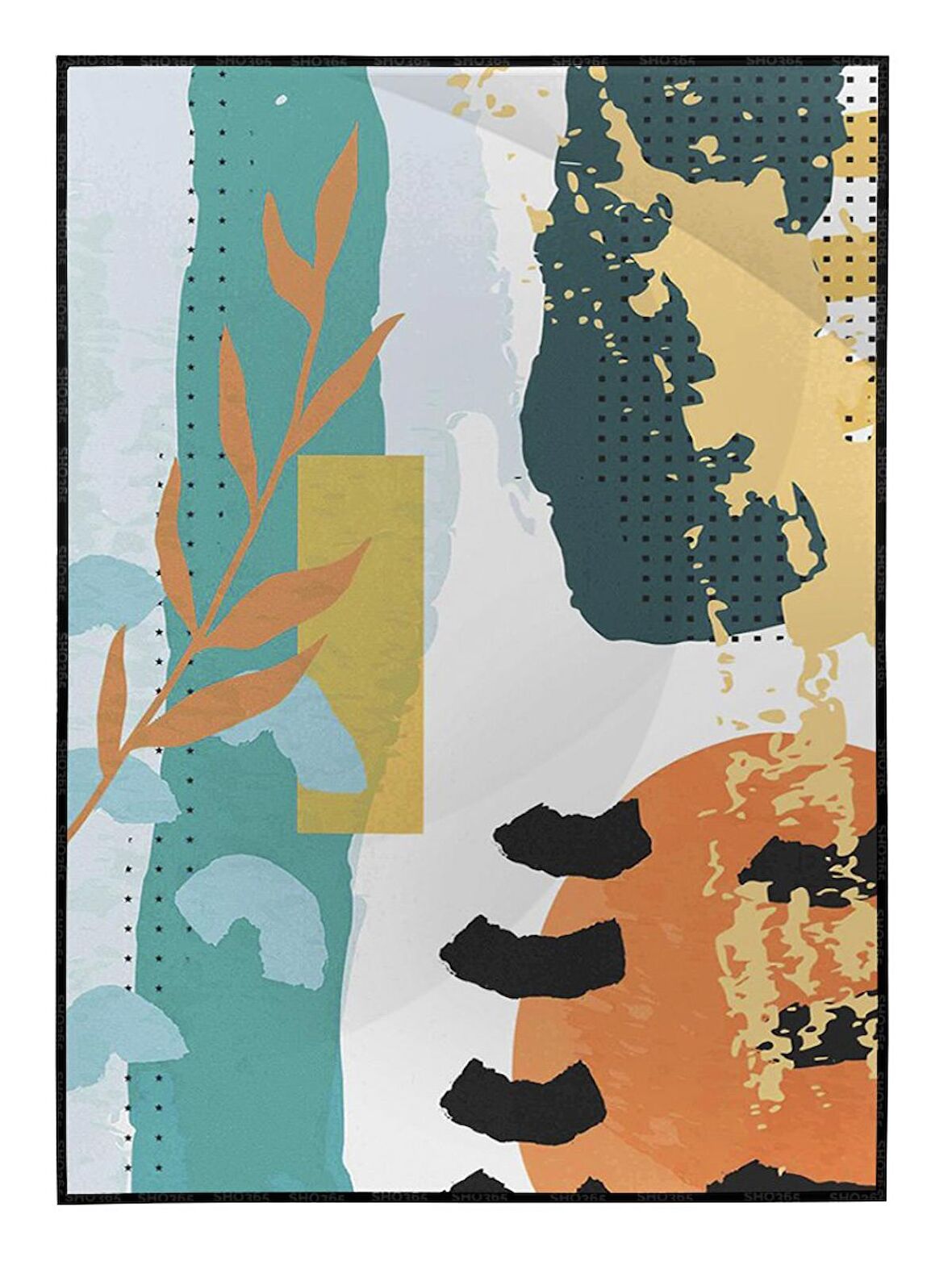 Shop365 Modern Tasarım İllüstrasyon Modern Tablo Çerçeveli P-001793