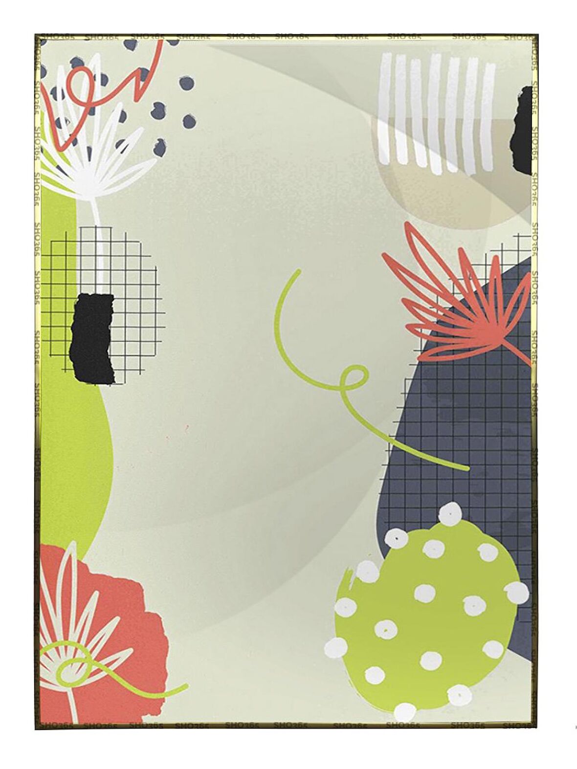 Shop365 Modern Tasarım İllüstrasyon Modern Tablo Çerçeveli P-001807