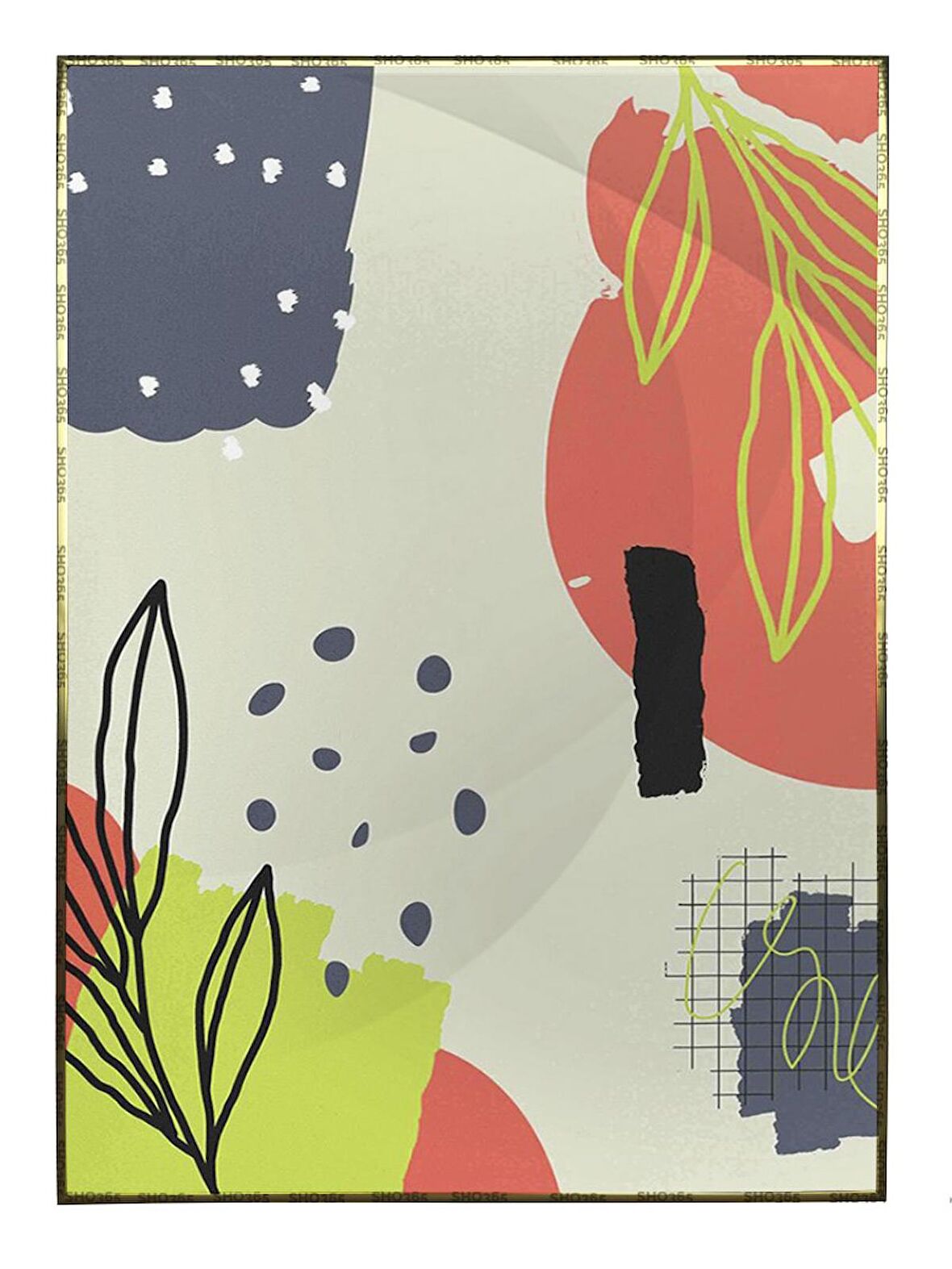 Shop365 Modern Tasarım İllüstrasyon Modern Tablo Çerçeveli P-001808