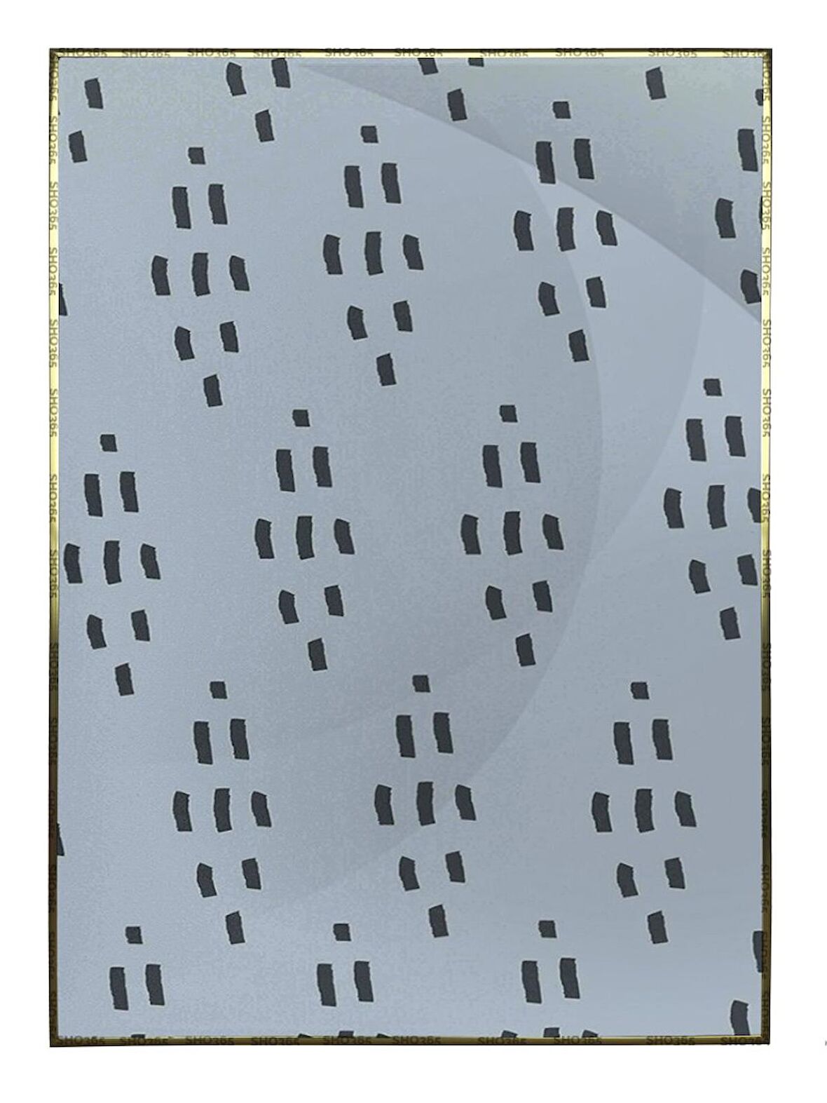 Shop365 Yapraklar veya Şekiller Pastel Renkler Modern Tablo Çerçeveli P-001850