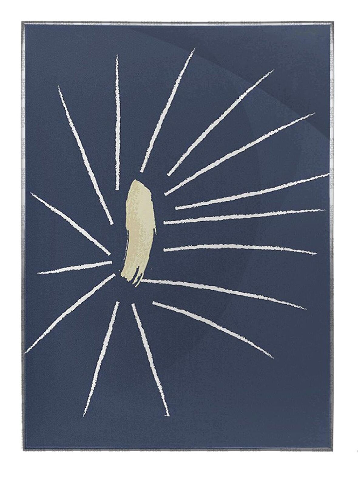 Shop365 Toprak Renk Tonları Tasarım Modern Tablo Çerçeveli P-001980