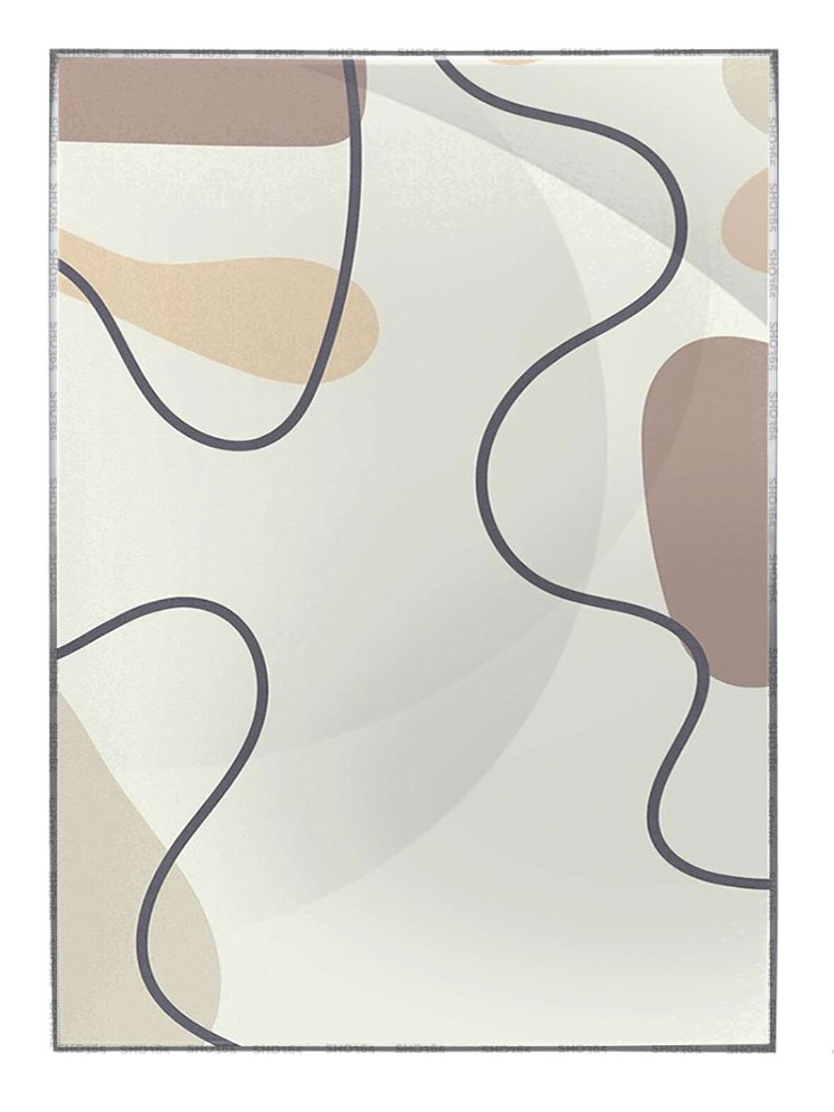 Shop365 Toprak Renk Tonları Tasarım Modern Tablo Çerçeveli P-001988