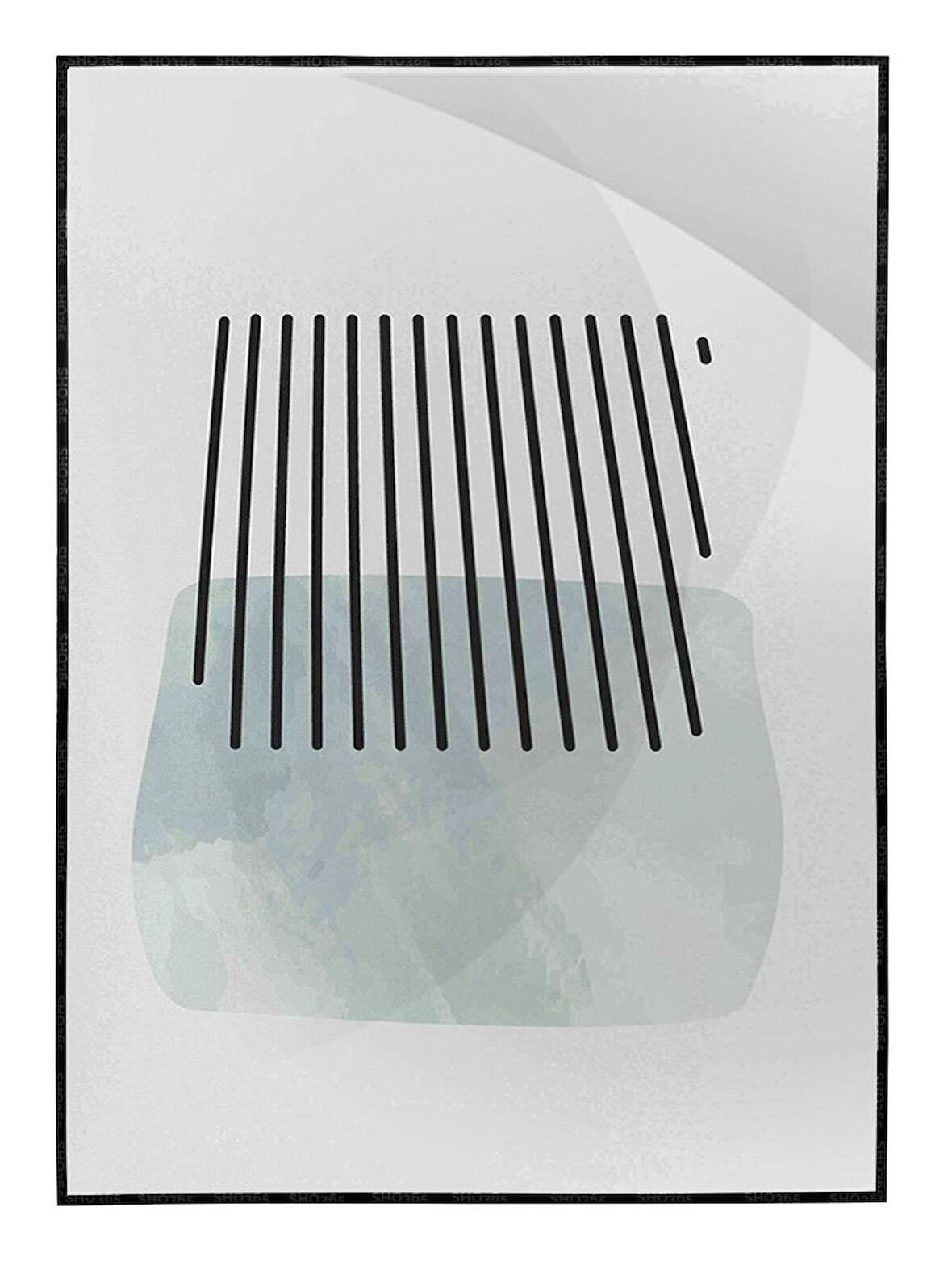 Shop365 Toprak Renk Tonları Tasarım Modern Tablo Çerçeveli P-001991