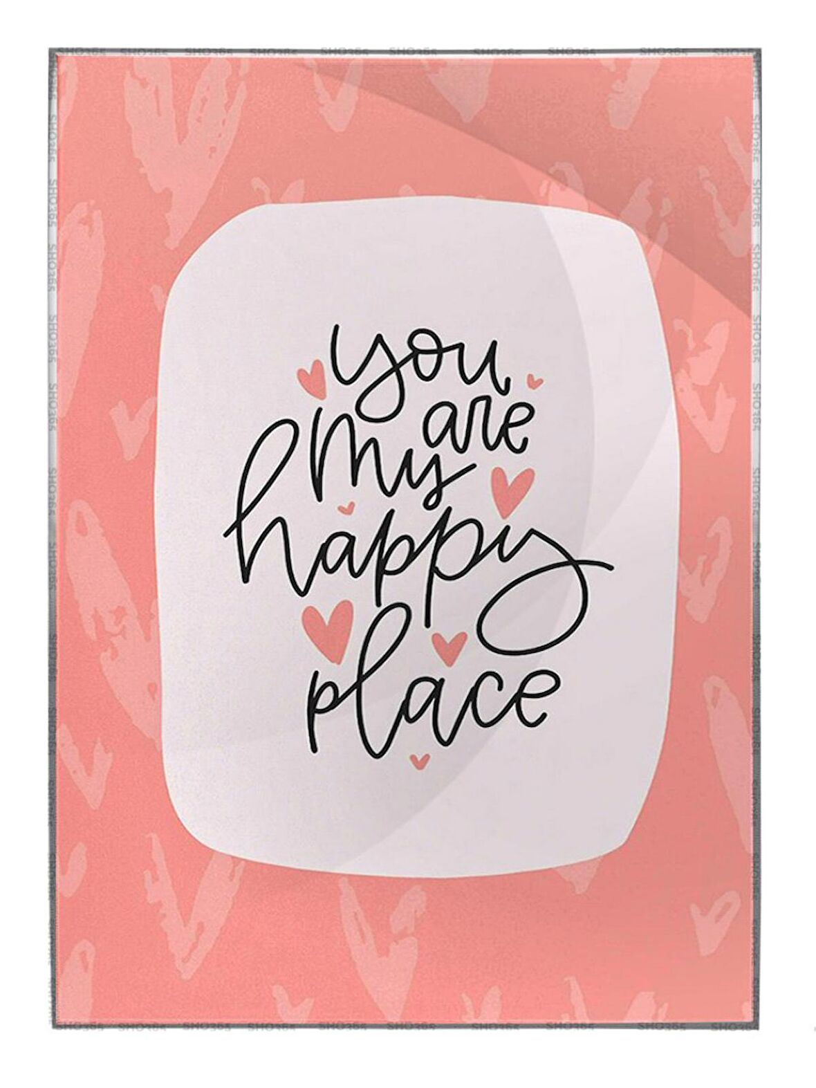 Shop365 Sevgi Aşk Temalı İllüstrasyon Tablo Çerçeveli P-002005