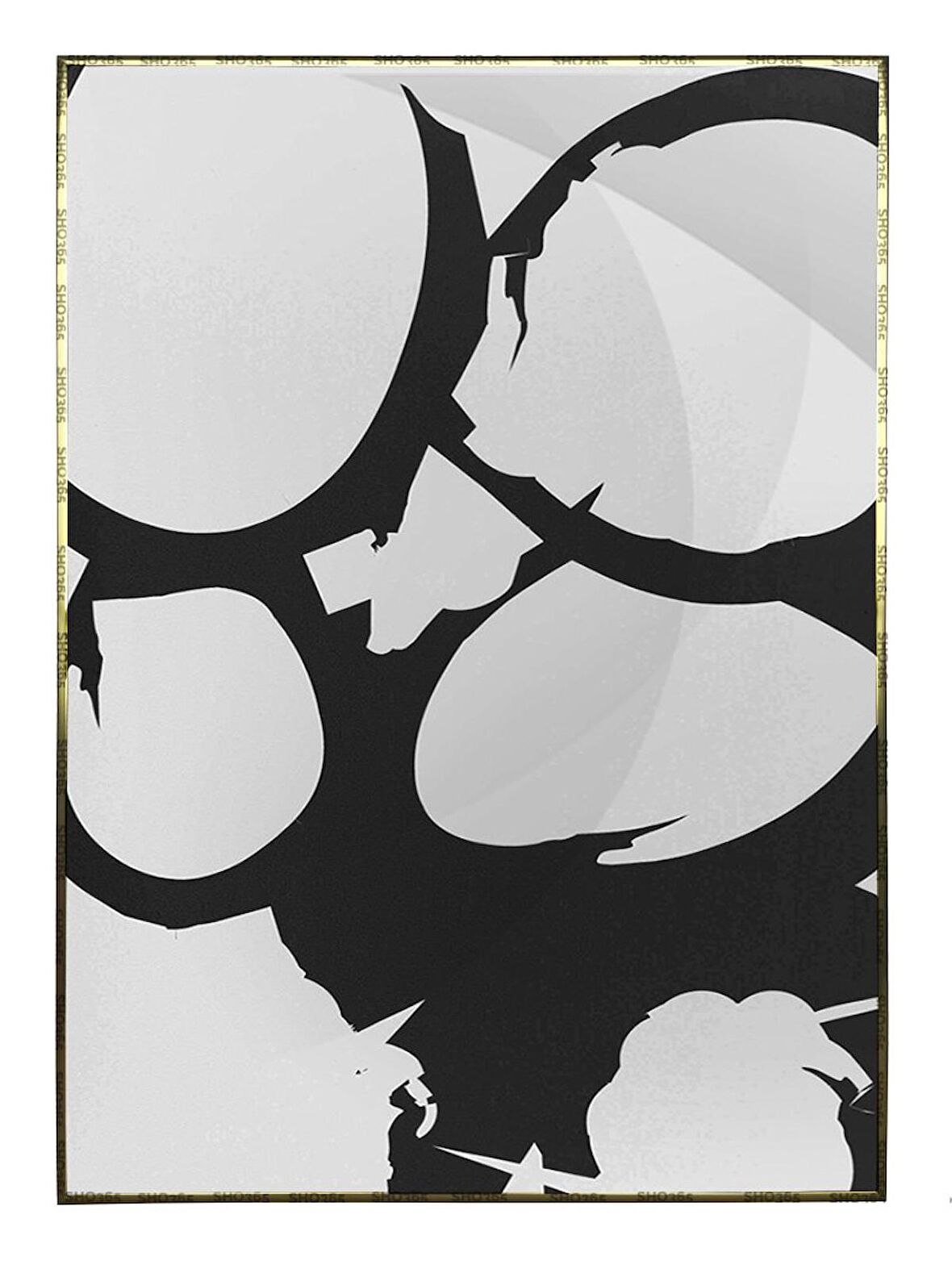 Shop365 Toprak Renk Tonları Tasarım Modern Tablo Çerçeveli P-002169