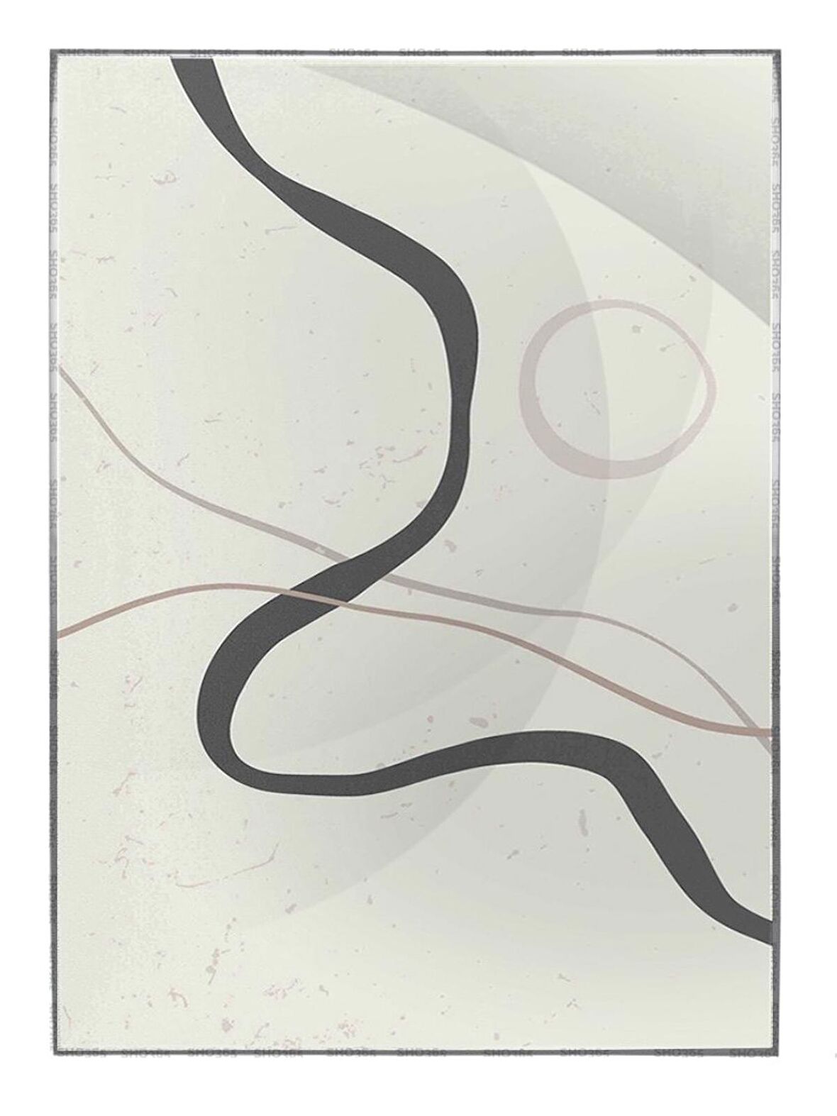 Shop365 Toprak Renk Tonları Tasarım Modern Tablo Çerçeveli P-002174