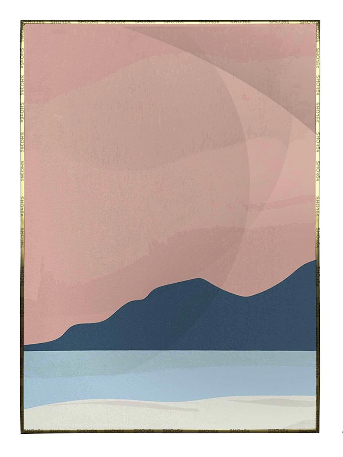 Shop365 Manzara ve Dağ Modern Tasarım Tablo Çerçeveli P-002216