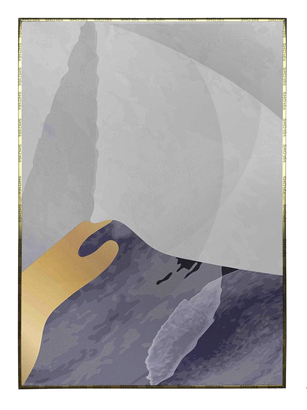 Shop365 Dağ Doğa Manzara Dekoratif Modern Tablo Çerçeveli P-002311