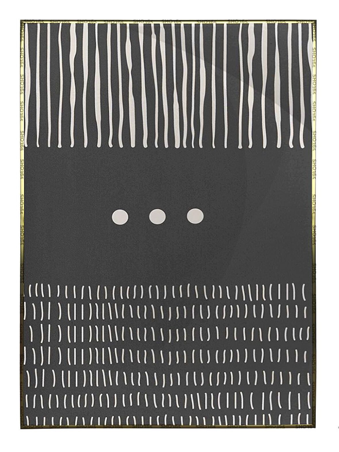 Shop365 Toprak Renk Tonları Tasarım Modern Tablo Çerçeveli P-002390