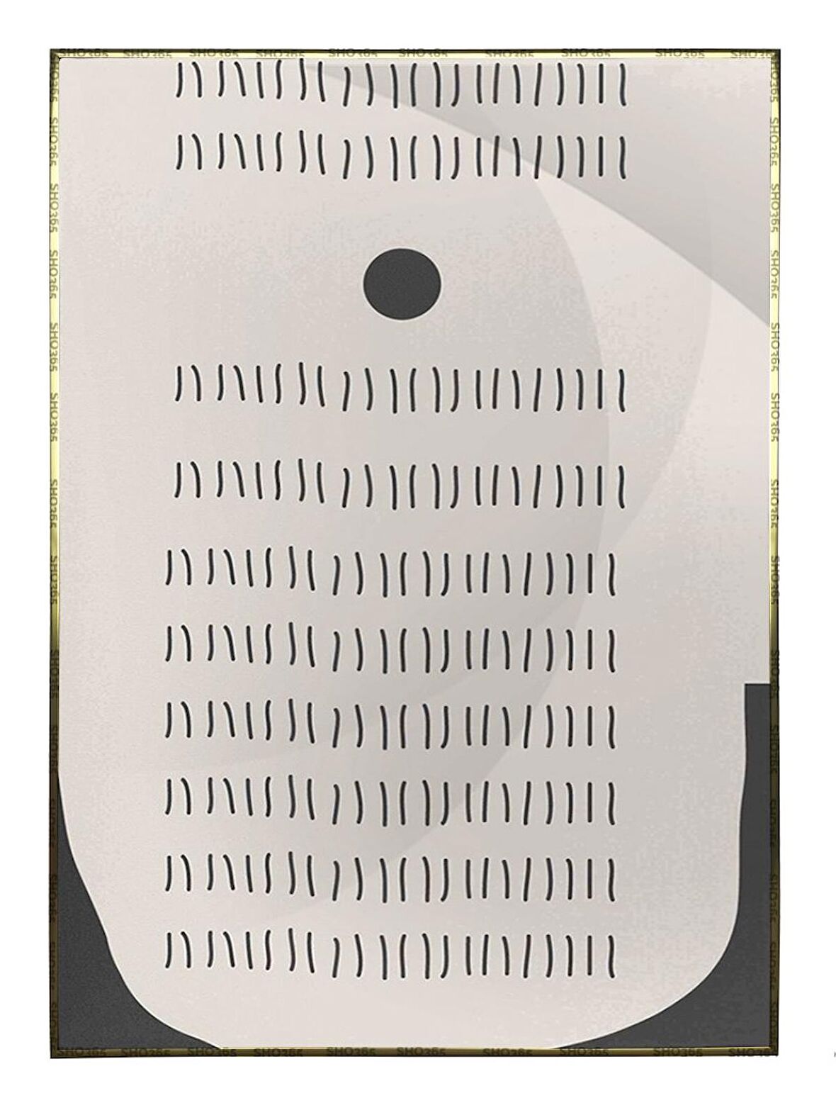 Shop365 Toprak Renk Tonları Tasarım Modern Tablo Çerçeveli P-002391