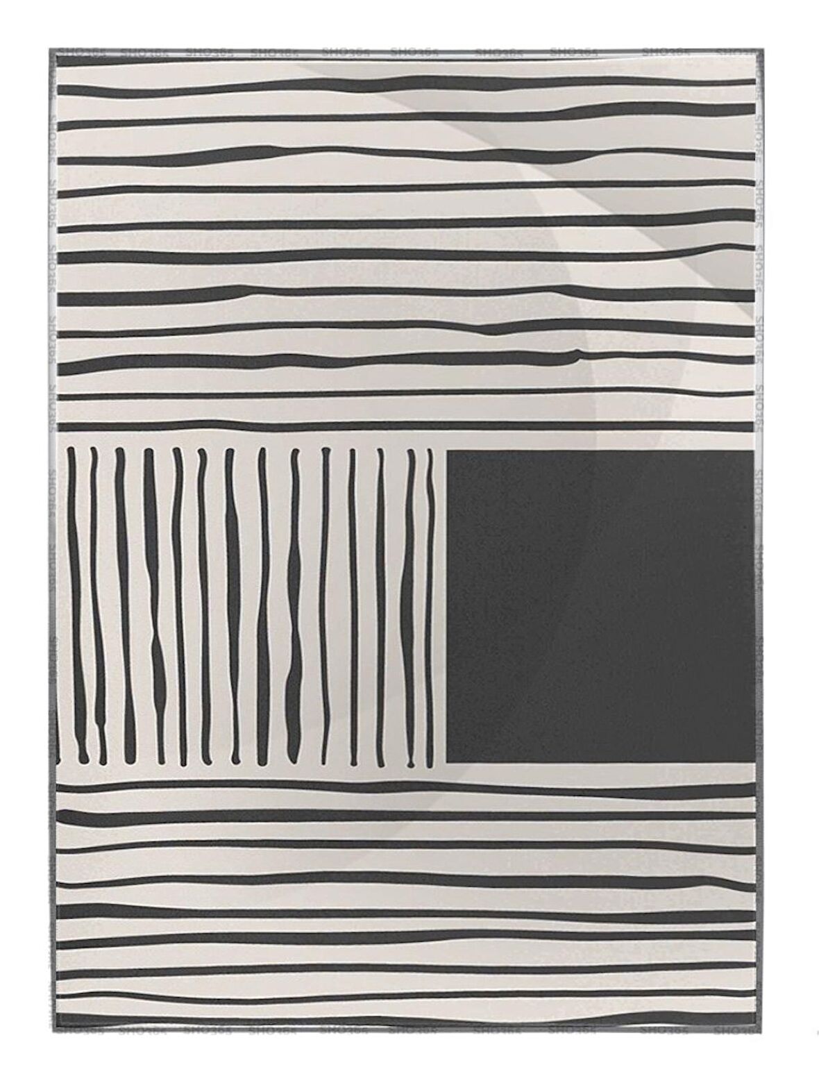 Shop365 Toprak Renk Tonları Tasarım Modern Tablo Çerçeveli P-002400