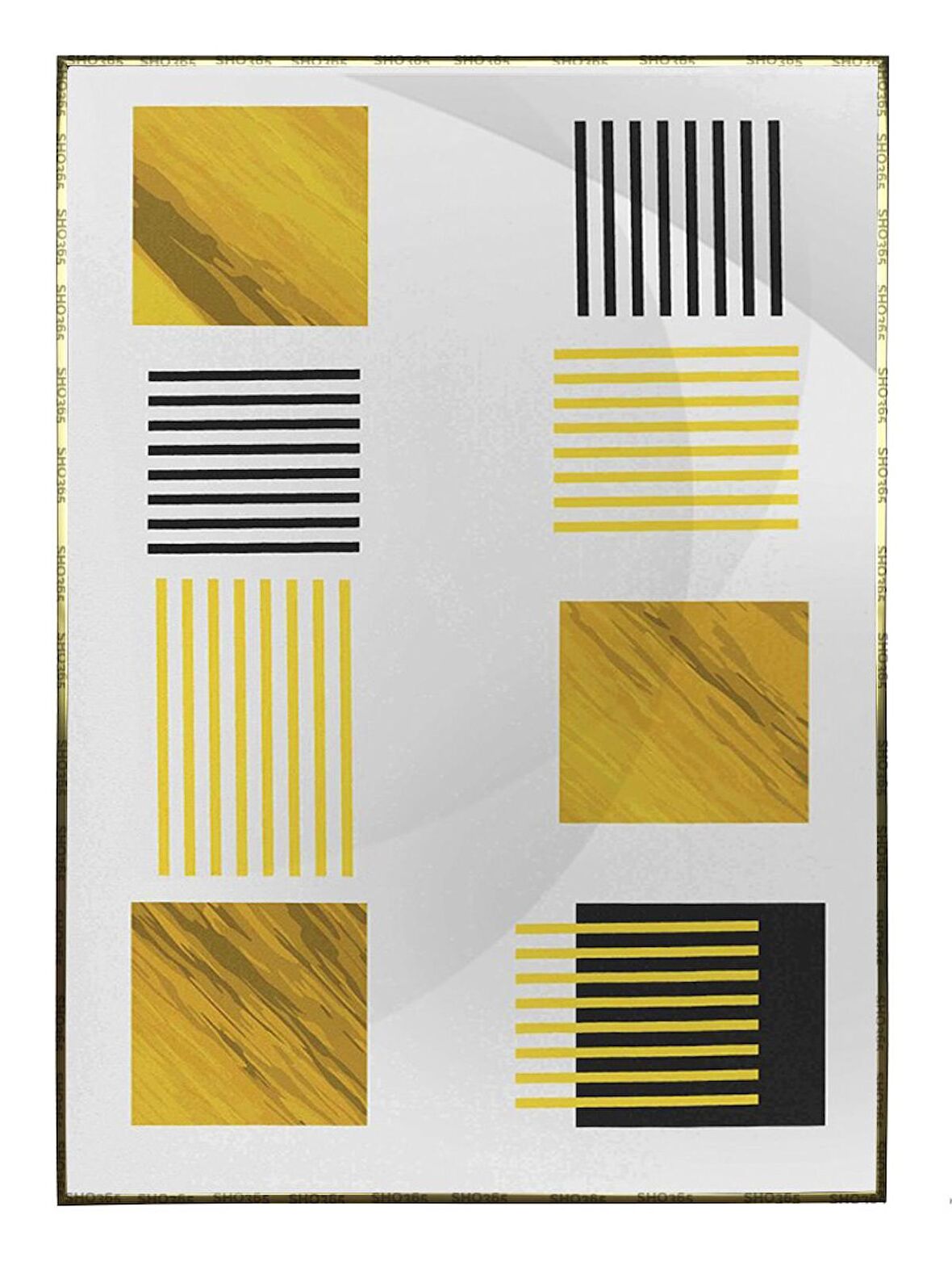 Shop365 Toprak Renk Tonları Tasarım Modern Tablo Çerçeveli P-002407