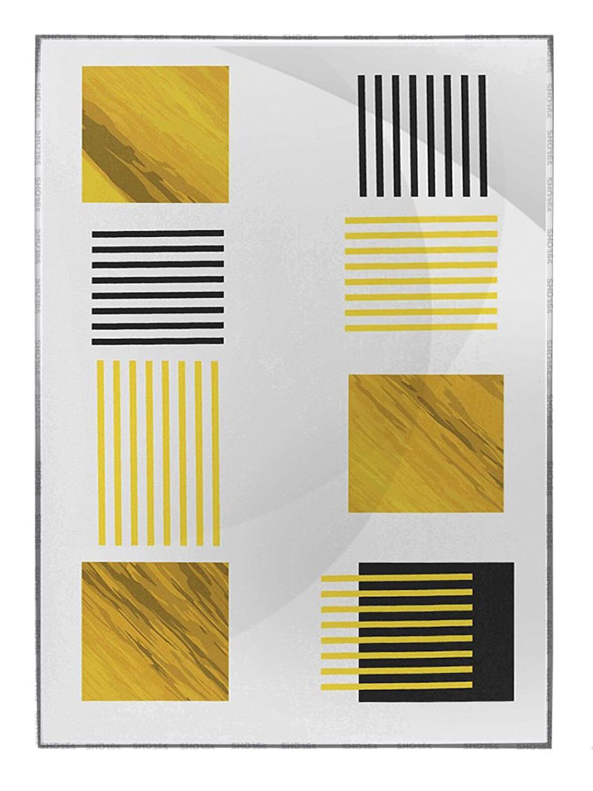 Shop365 Toprak Renk Tonları Tasarım Modern Tablo Çerçeveli P-002407