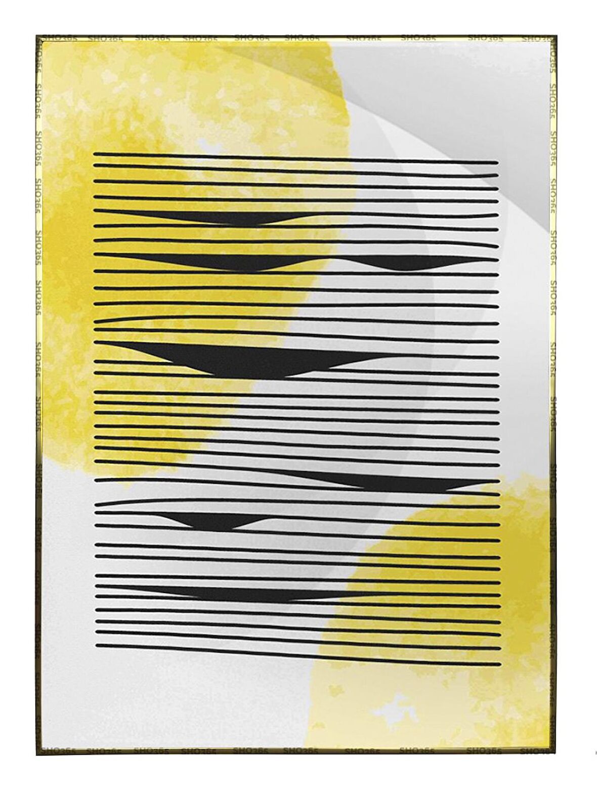 Shop365 Toprak Renk Tonları Tasarım Modern Tablo Çerçeveli P-002409