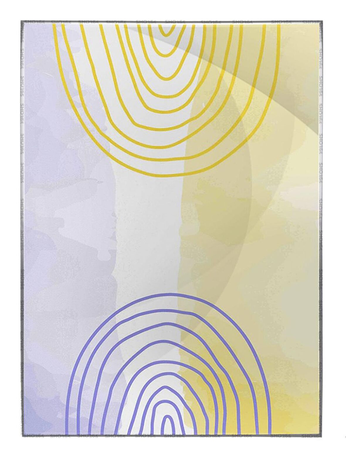 Shop365 Toprak Renk Tonları Tasarım Modern Tablo Çerçeveli P-002419