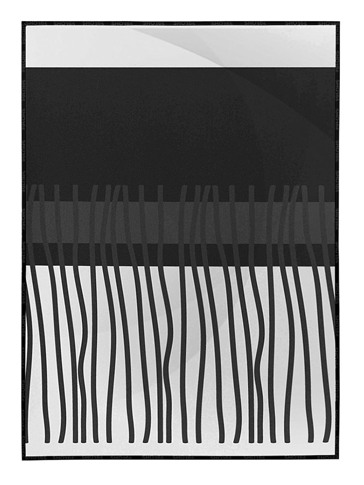 Shop365 Toprak Renk Tonları Şekil Tasarım Modern Tablo Çerçeveli P-002812