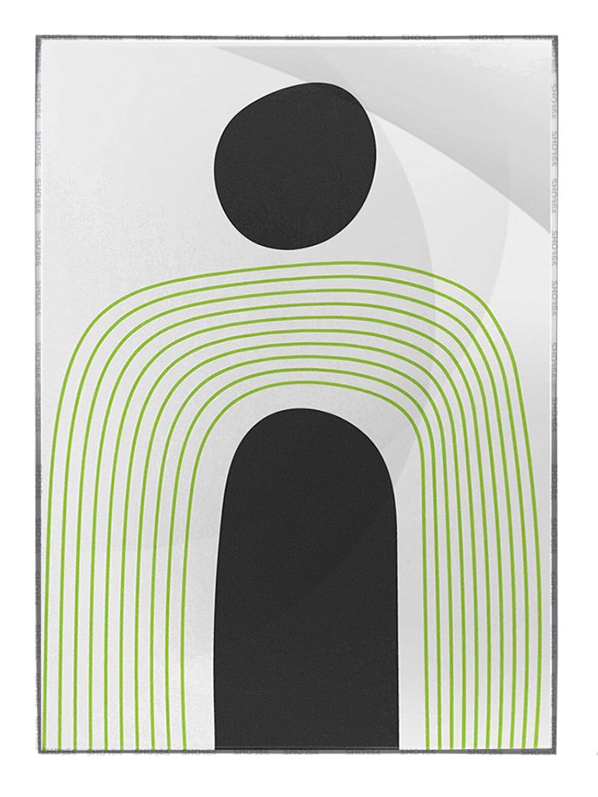 Shop365 Modern Çizimler İllüstrasyon Modern Tablo Çerçeveli P-003085