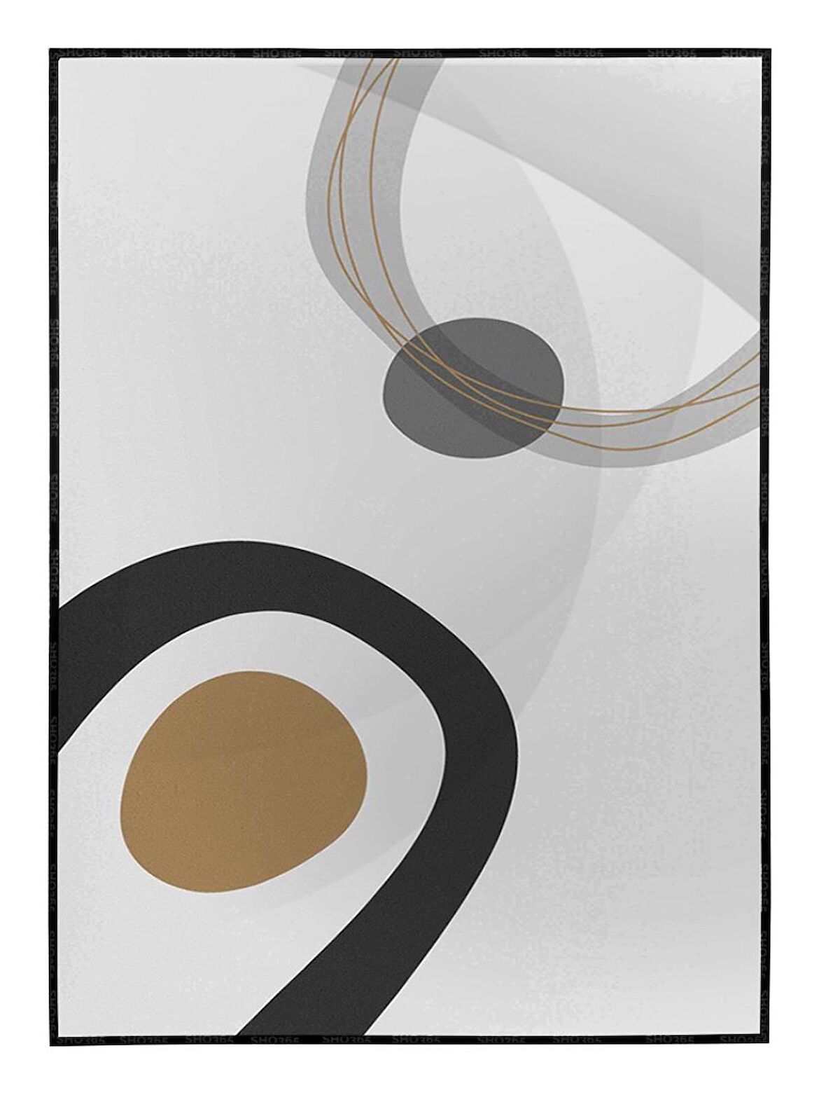 Shop365 Modern Çizimler İllüstrasyon Modern Tablo Çerçeveli P-003090