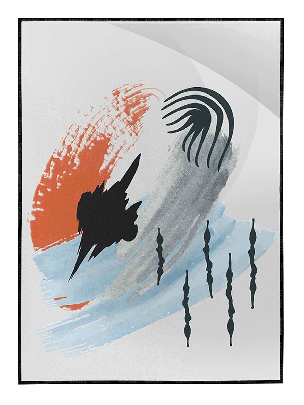 Shop365 Modern Çizimler İllüstrasyon Modern Tablo Çerçeveli P-003134