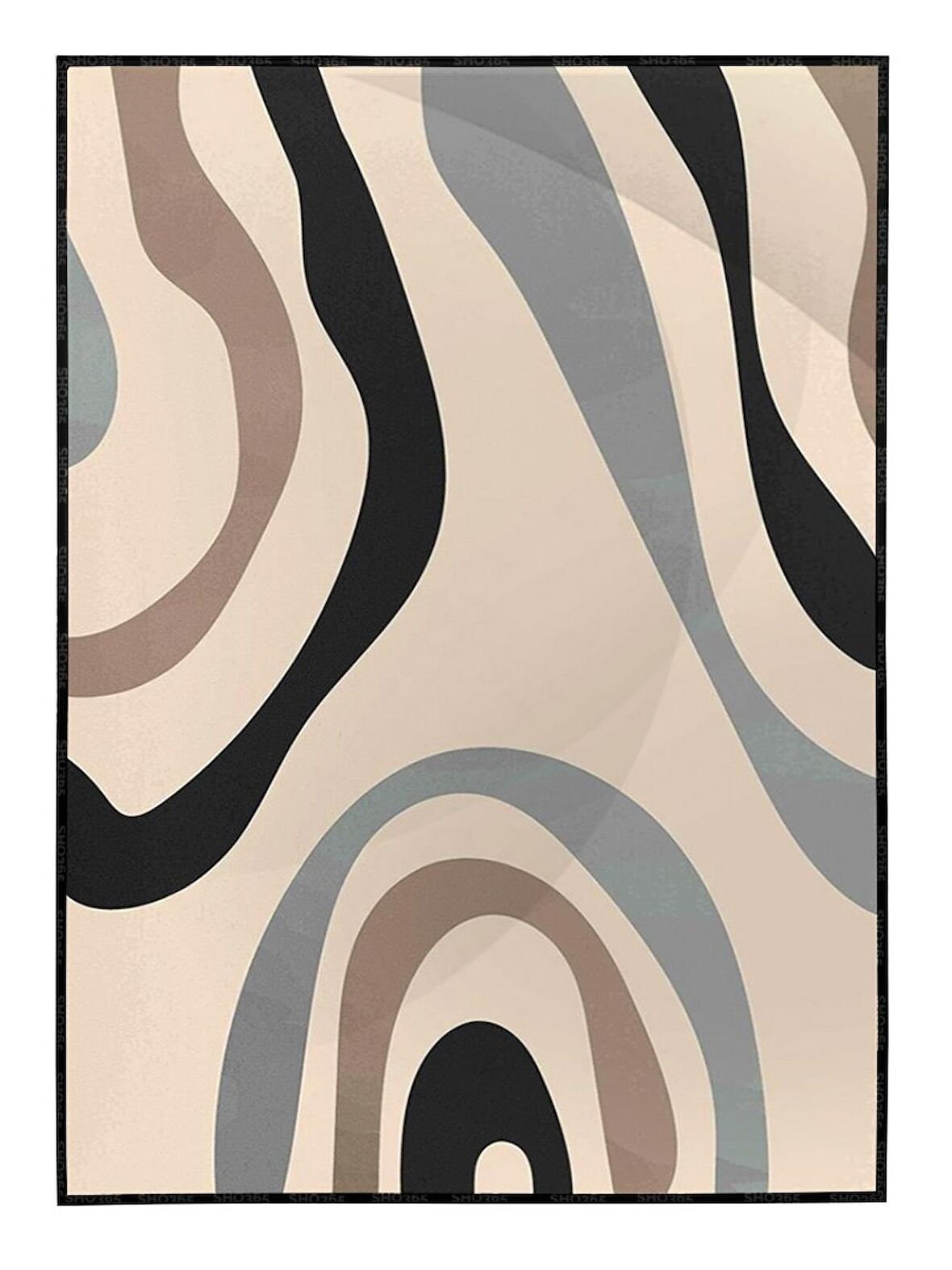 Shop365 Modern Çizimler İllüstrasyon Modern Tablo Çerçeveli P-003237