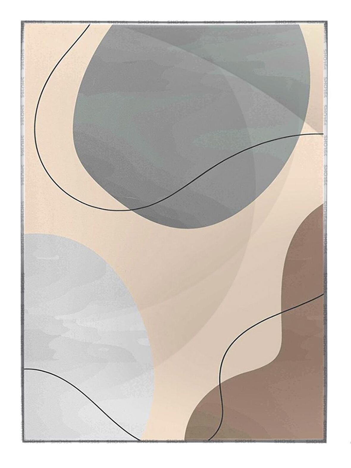 Shop365 Modern Çizimler İllüstrasyon Modern Tablo Çerçeveli P-003239