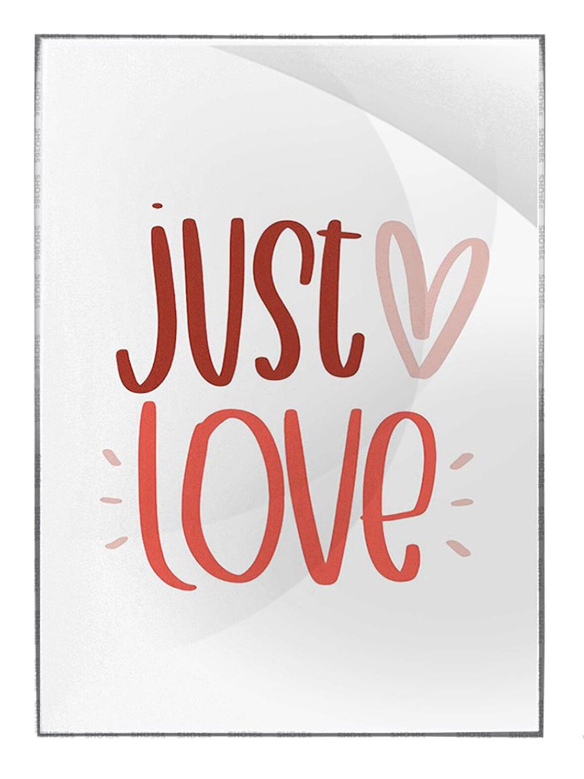 Shop365 Sevgi Aşk Temalı İllüstrasyon Tablo Çerçeveli P-003305