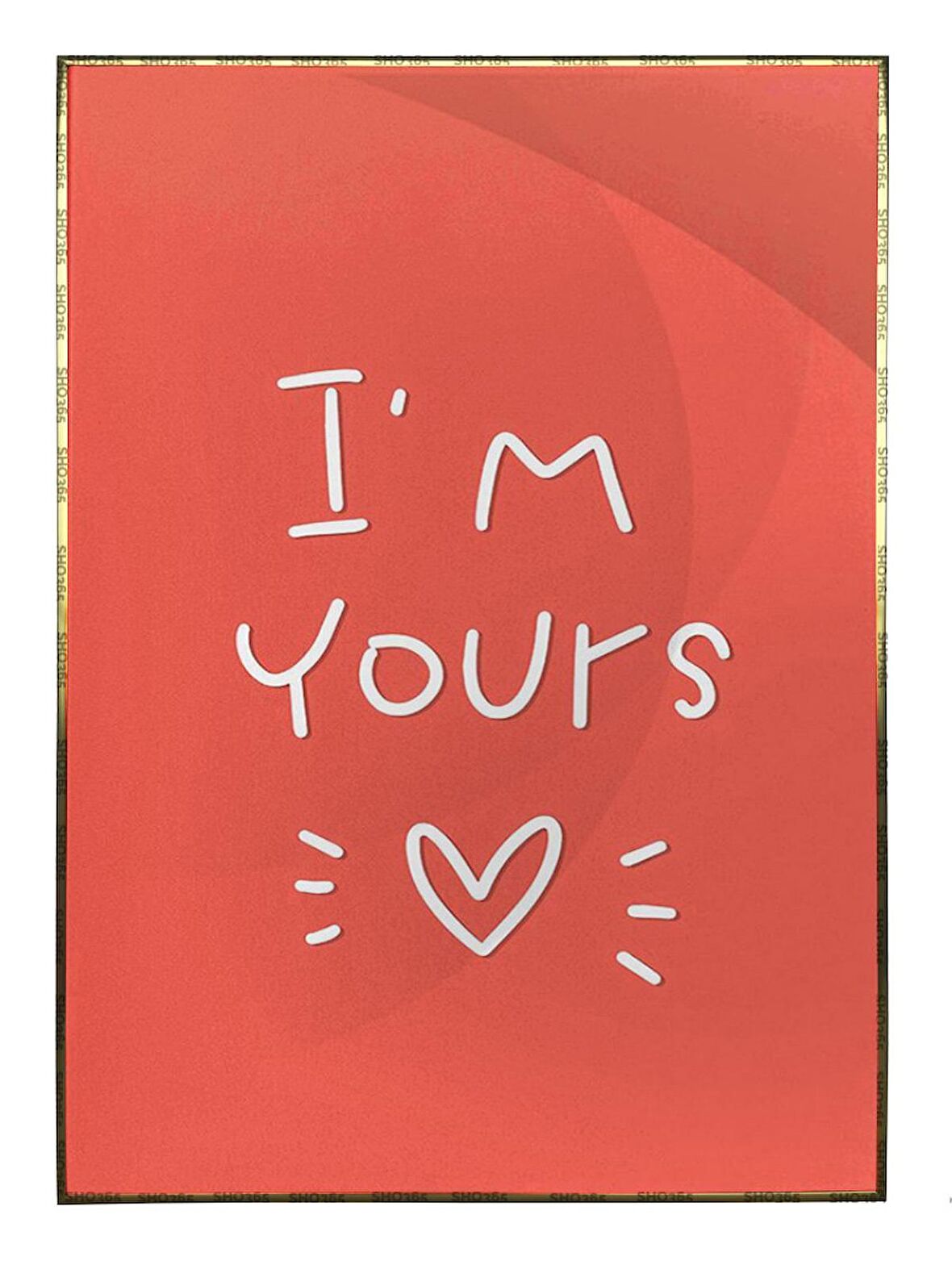 Shop365 Sevgi Aşk Temalı İllüstrasyon Tablo Çerçeveli P-003306