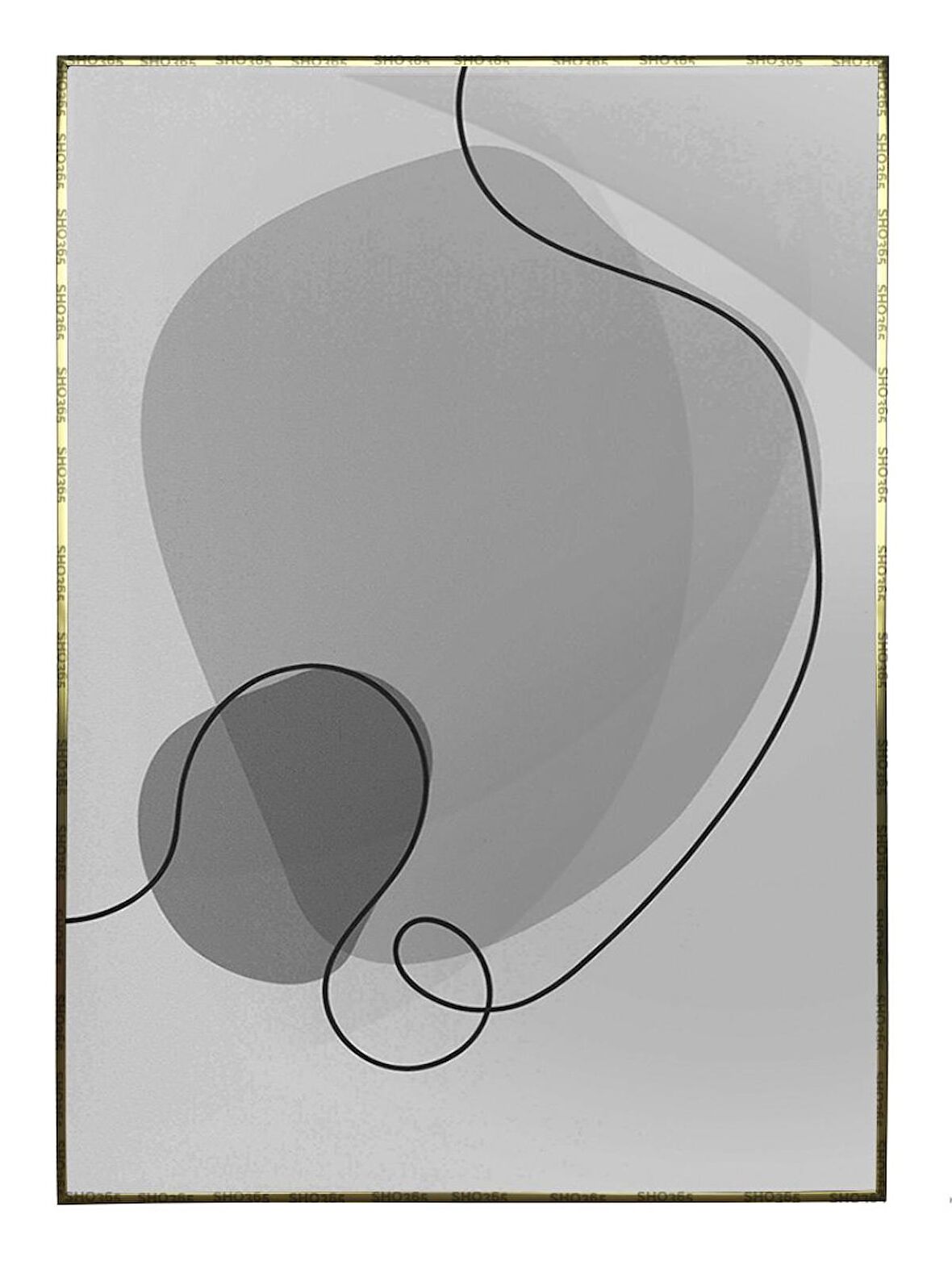 Shop365 Modern Çizimler İllüstrasyon Modern Tablo Çerçeveli P-003503