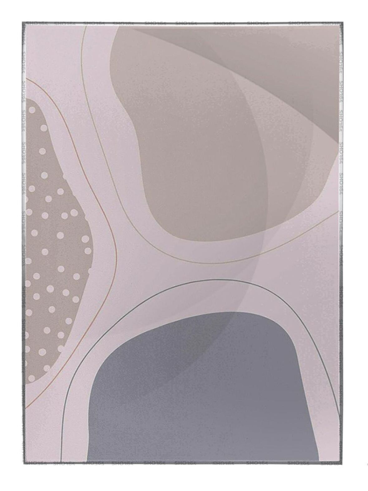 Shop365 Botanik Şekiller Modern Tablo Çerçeveli P-003802