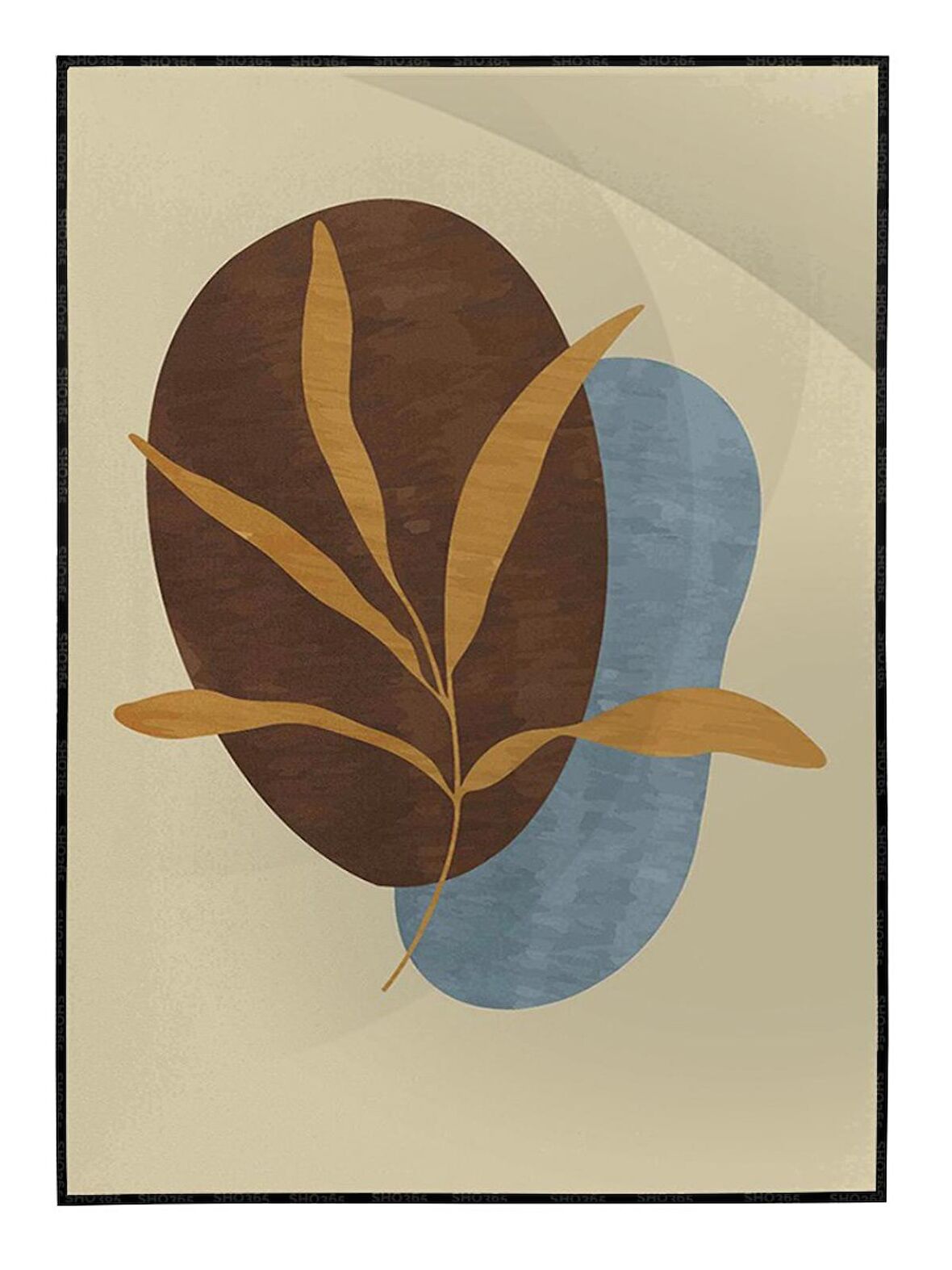 Shop365 Yeşillik Modern Tablo Çerçeveli P-003950