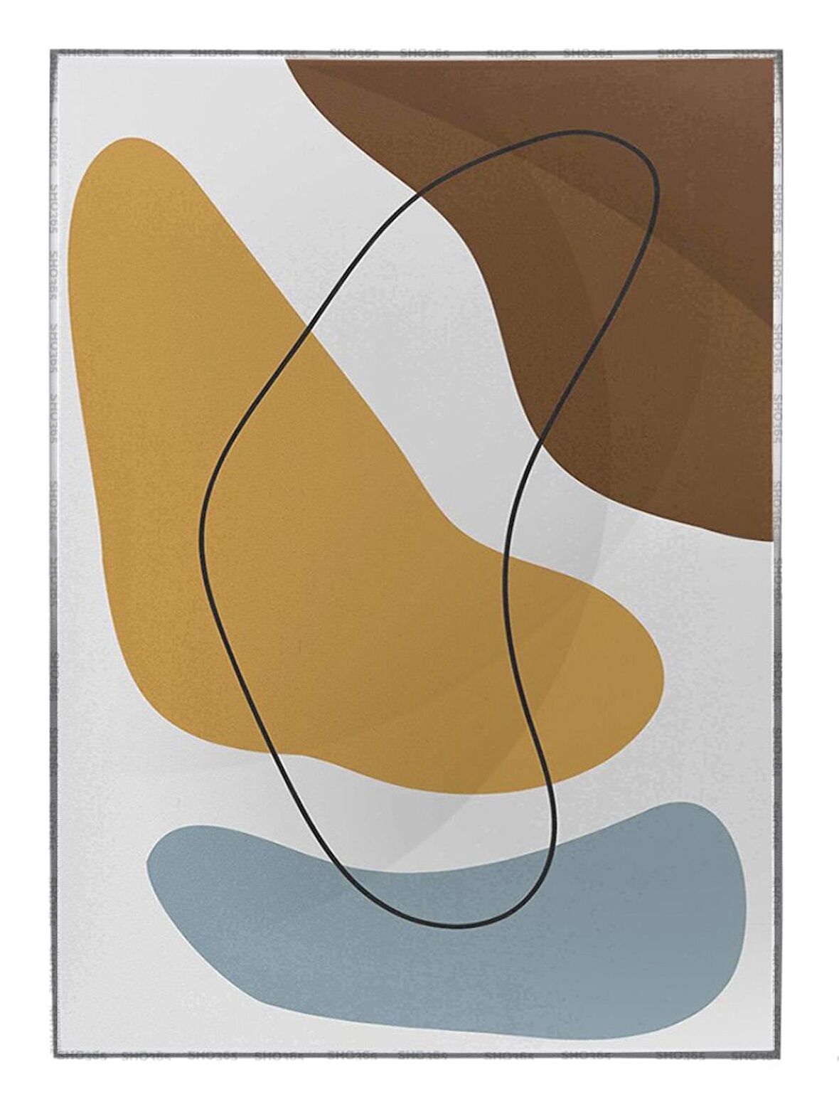 Shop365 Modern Çizimler İllüstrasyon Modern Tablo Çerçeveli P-003988