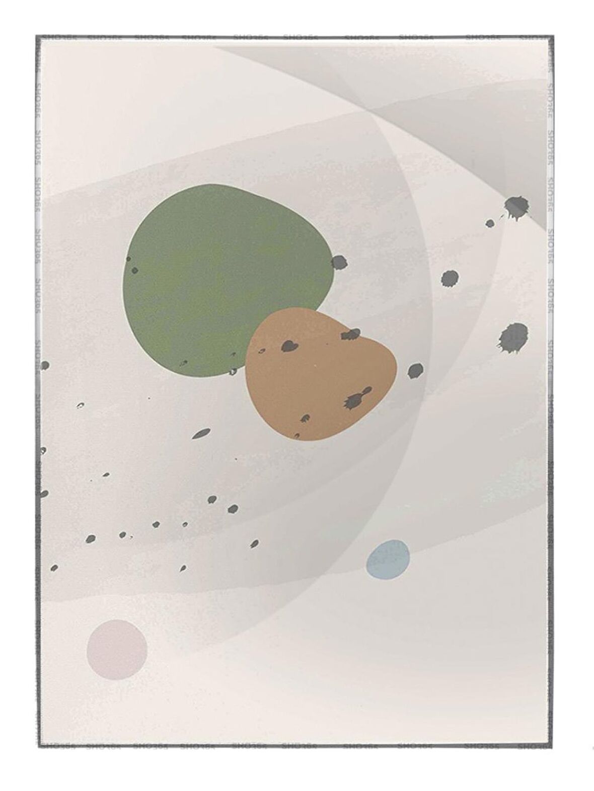 Shop365 Doğa Sanatsal Çizimler Modern Tablo Çerçeveli P-004105