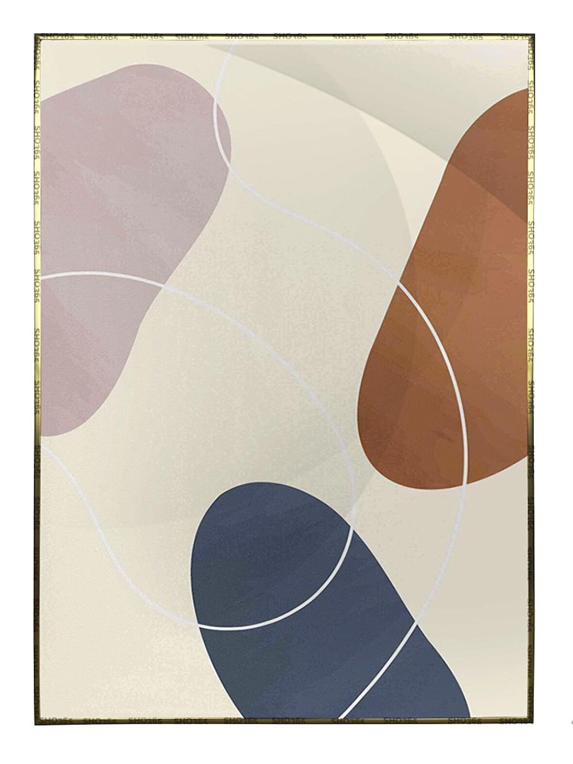 Shop365 Doğa Sanatsal Çizimler Modern Tablo Çerçeveli P-004109