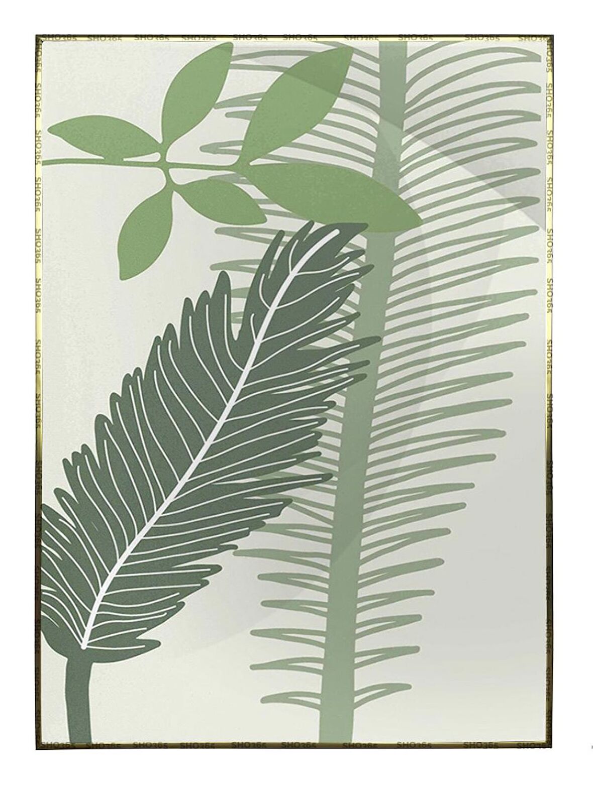 Shop365 Doğa Sanatsal Çizimler Modern Tablo Çerçeveli P-004115