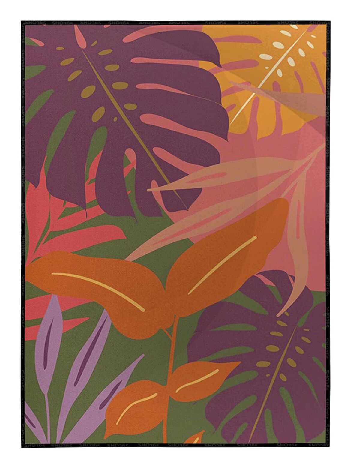 Shop365 Doğa Sanatsal Çizimler Modern Tablo Çerçeveli P-004134