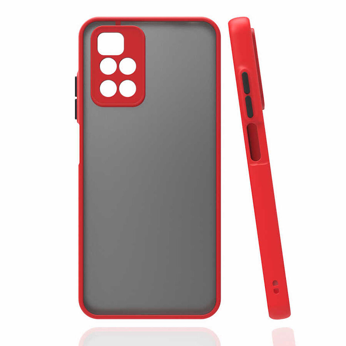 Gpack Xiaomi Redmi 10 2022 Kılıf Hux Kamera Korumalı Arkası Mat Silikon