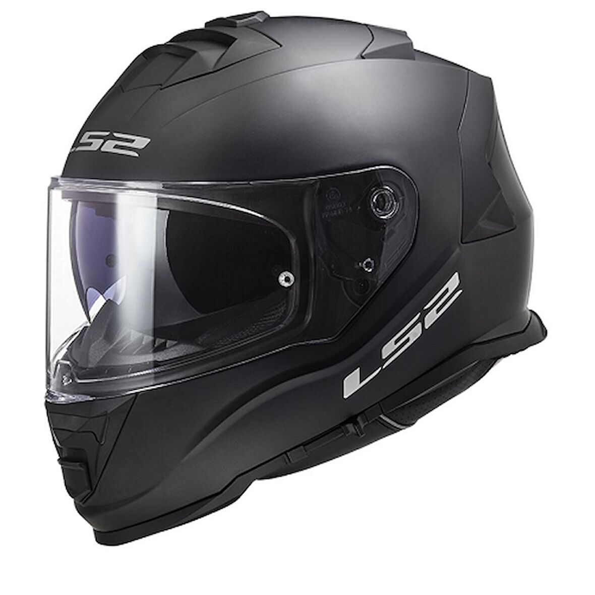 LS2 Storm 2 Kapalı Kask Mat Siyah