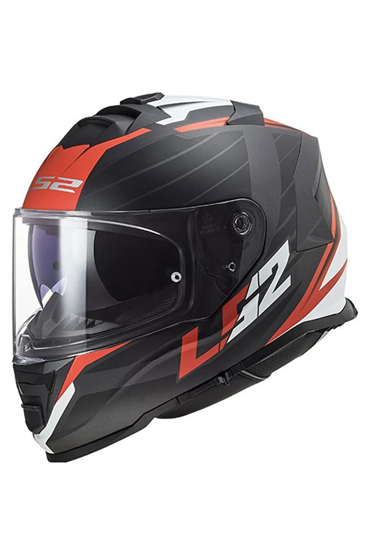 Unisex Mat Siyah Detaylı Storm Nerve Kask