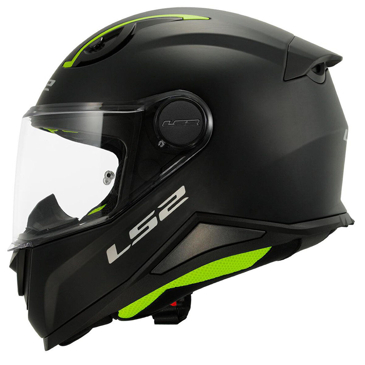 LS2 KID MAT SİYAH ÇOCUK KASK