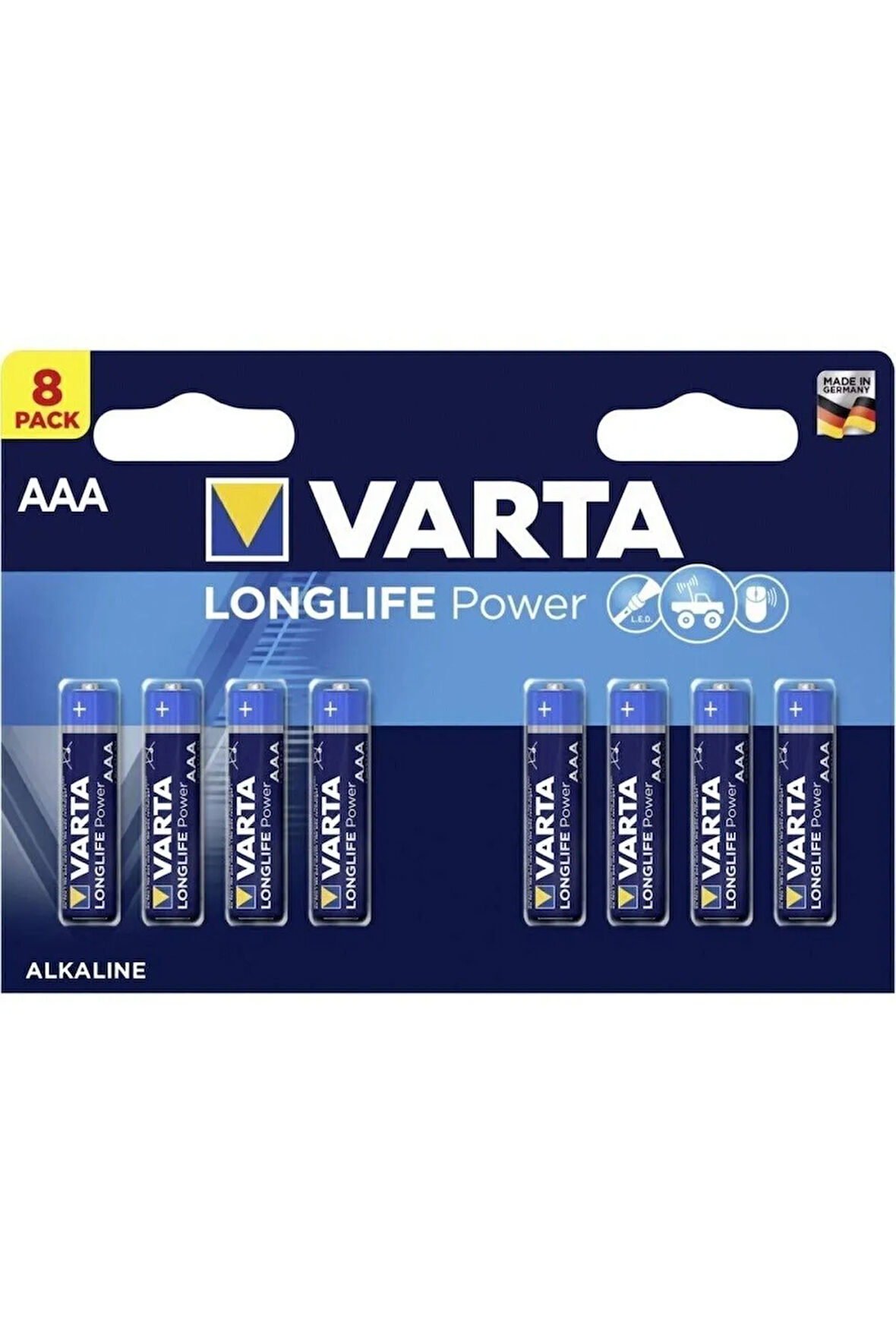 Aaa Longlife Power Alkalin Kalem Pil 8 Li