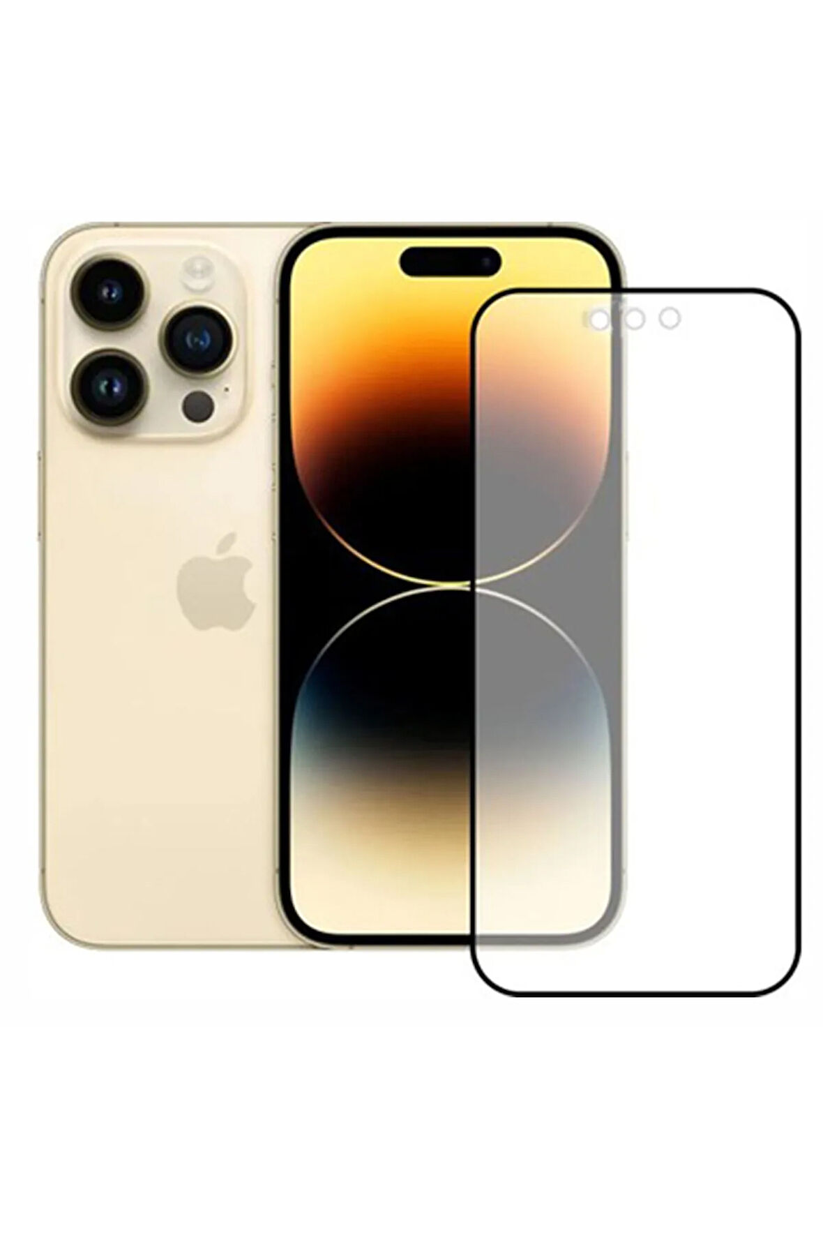 İPHONE 14 Pro Ekran Koruma Koruması(Çizilmeye ve Parlama önleyic + Parmak izi ve leke önleyici)