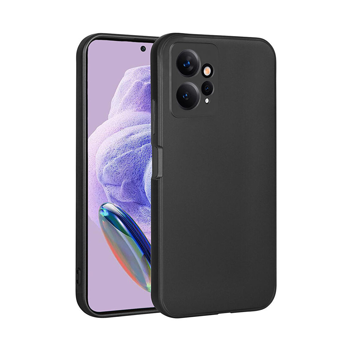 Gpack Xiaomi Redmi Note 12 4G Mat Lüx Kamera Korumalı Premier Mat Silikon
