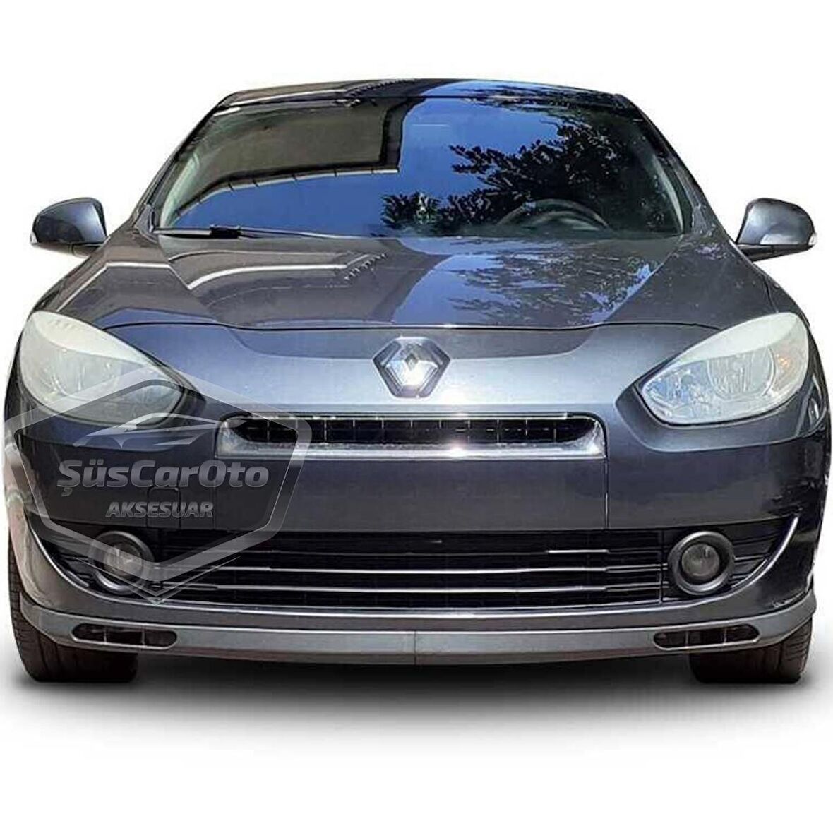 Renault Fluence 2009-2016 Uyumlu Üniversal Laguna Lip Esnek Ön Lip 2 Parça Tampon Altı Dil Karlık Ön Ek