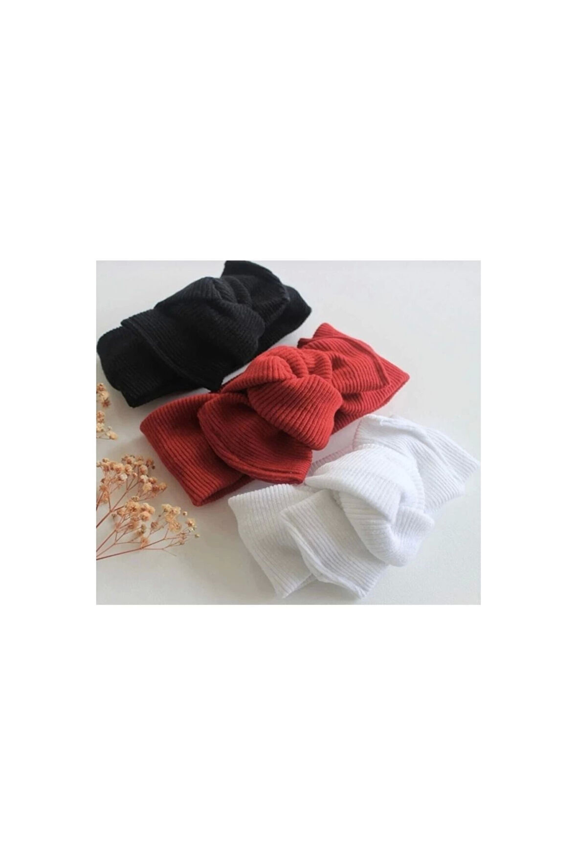 3 Lü Ribana Bandana Set Kız Bebek