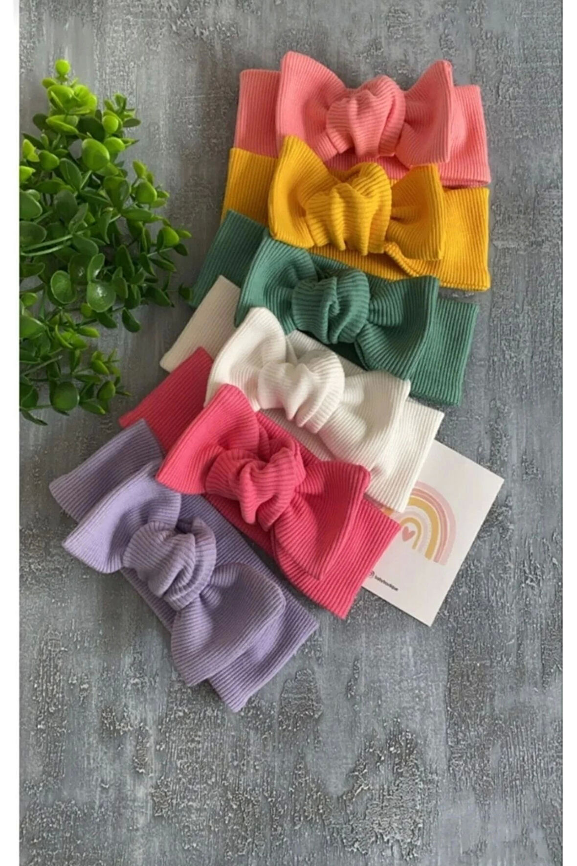 Kız Bebek Çocuk Toka Bandana Set