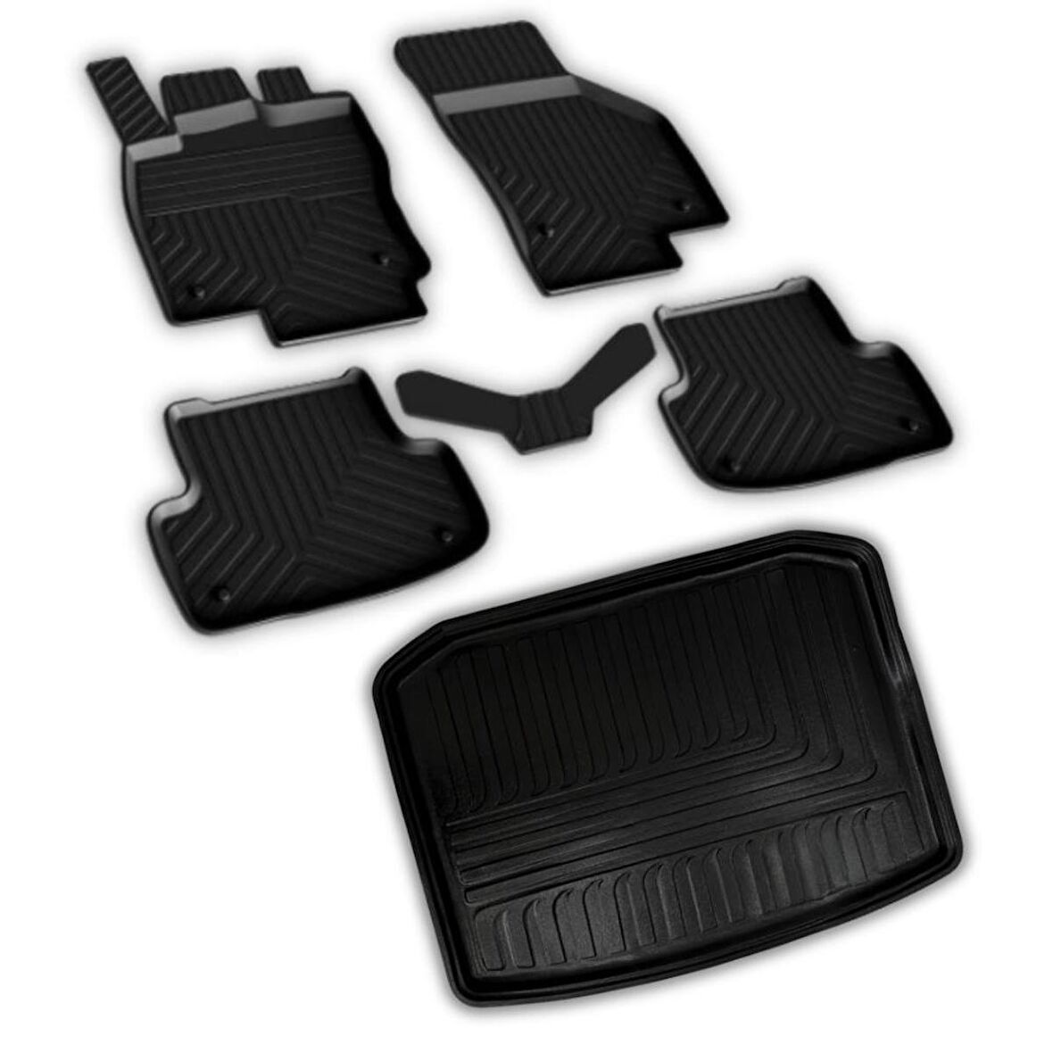 Skoda Karoq Ferrous 4D Paspas ve 3D Bagaj Havuzu 2018 ve Üstü