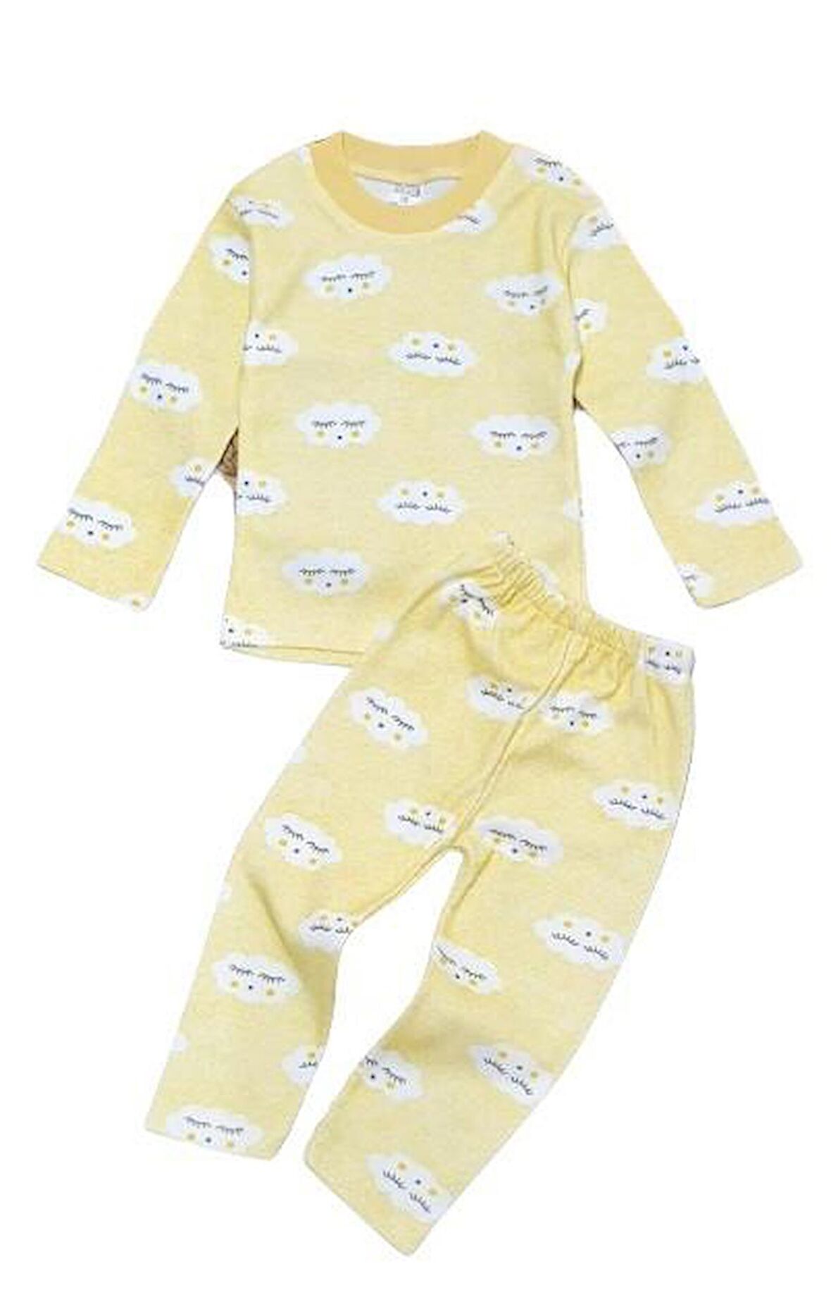 Bulutlu Erkek Bebek Pijama Takım